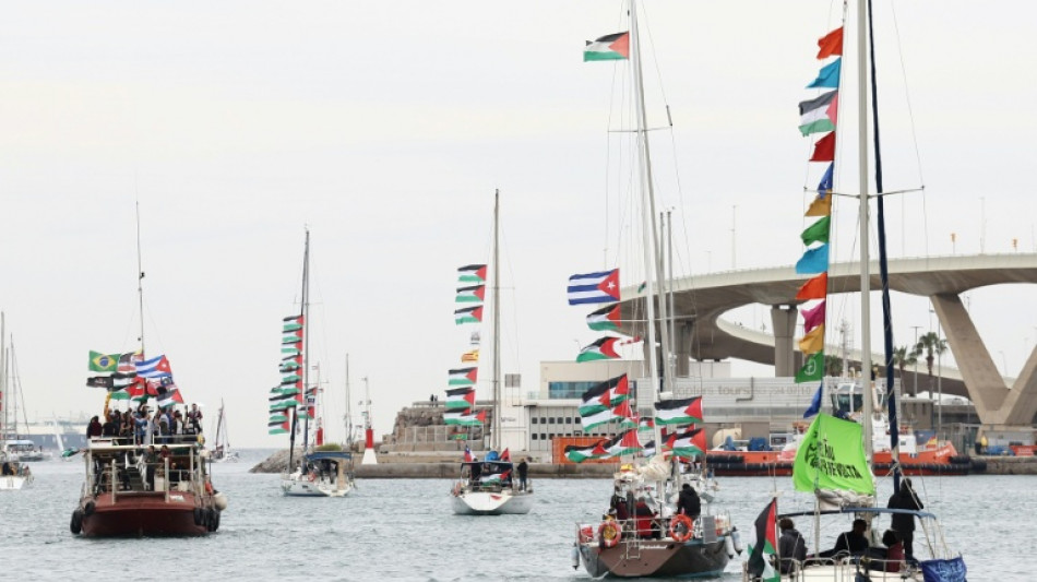Una nueva flotilla zarpa rumbo a Gaza desde Barcelona
