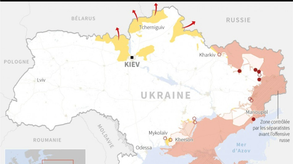 Ukraine: plus de 1.200 corps au total d&eacute;couverts dans la r&eacute;gion de Kiev, les bombardements continuent