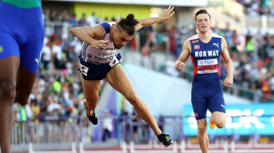 Mondiaux d'athl&eacute;tisme: Happio effleure l'exploit sur 400 m haies
