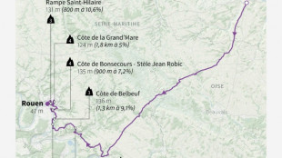 La quatri&egrave;me &eacute;tape du Tour de France: de retour dans les toboggans, en Normandie