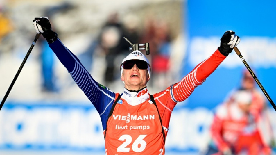 Biathlon: premier podium pour Eric Perrot, 3e de la mass start &agrave; Oestersund