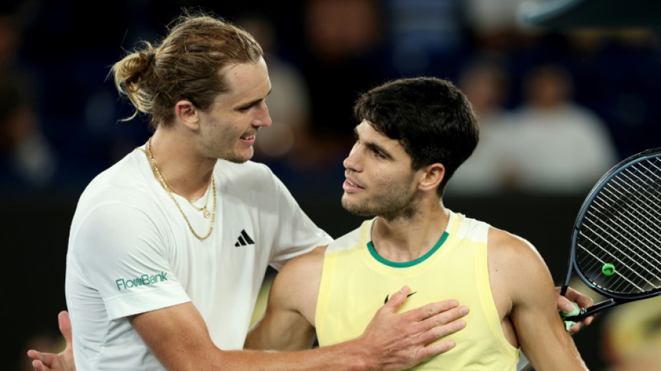 Zverev shocks Alcaraz to join Medvedev in Australian Open semis