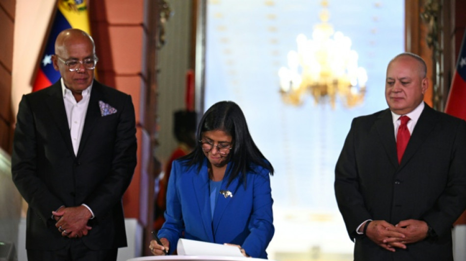 Presidenta de Venezuela dice que amnist&iacute;a da paso a una naci&oacute;n "m&aacute;s democr&aacute;tica"