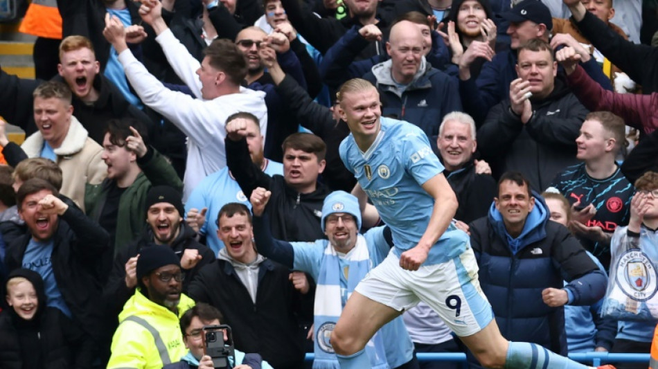 Haaland hits four as Man City keep title pressure on leaders Arsenal
