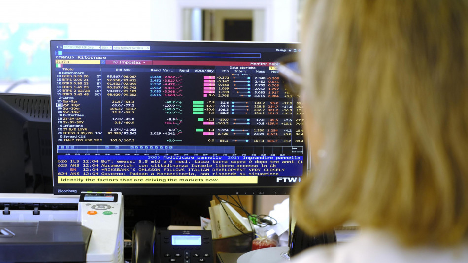 Lo spread tra Btp e Bund apre piatto a 80,5 punti base