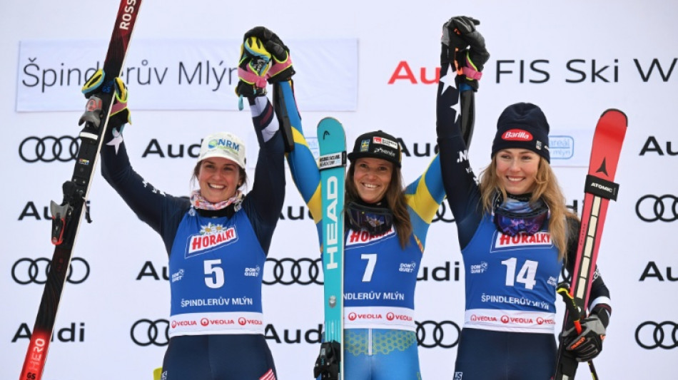 Ski: Shiffrin remonte un podium de g&eacute;ant pour la premi&egrave;re fois depuis sa blessure