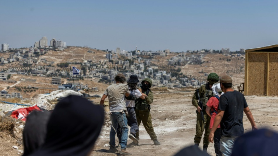 West Bank settlers attack AFP journalists
