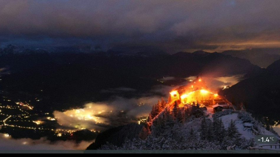 Fr&uuml;heres Nazi-Sperrgebiet Obersalzberg: Gro&szlig;brand am Kehlsteinhaus - Verd&auml;chtiger festgenommen