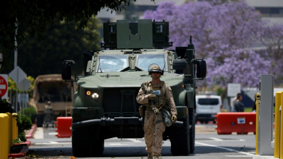 Marineinfanteristen vor Anti-Trump-Protesten in Los Angeles eingetroffen