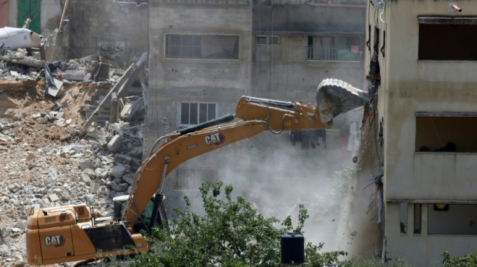 Desplazados de Cisjordania protestan contra las demoliciones del ejército israelí