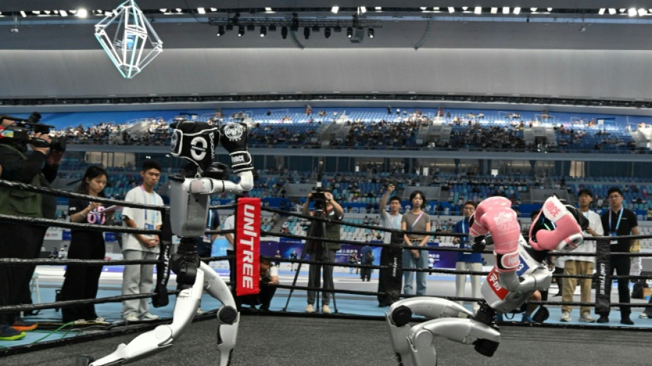 Football and falls as first humanoid robot games launch in China
