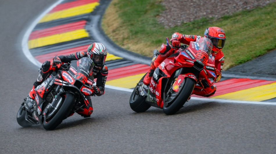 Marc Marquez battles back to win German MotoGP sprint