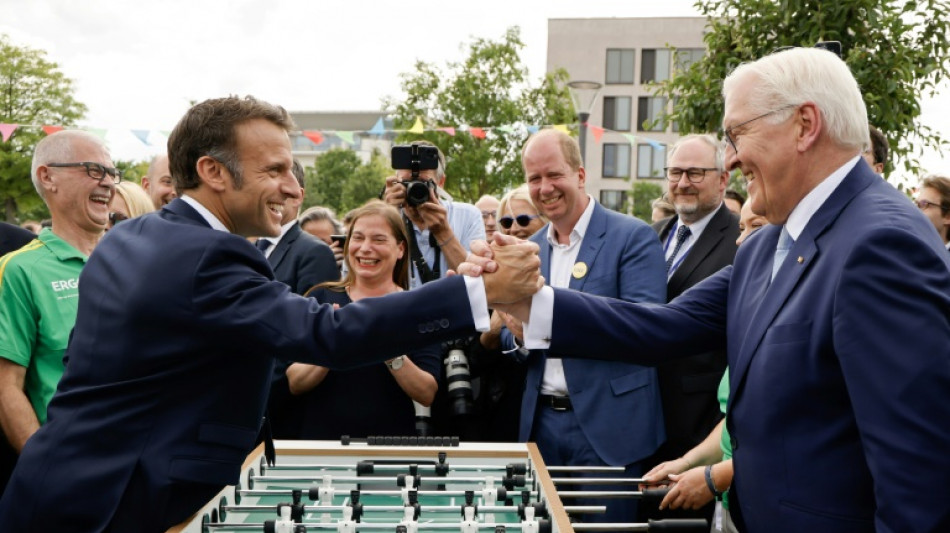 Frankreichs Pr&auml;sident Macron h&auml;lt in Dresden Rede "an die europ&auml;ische Jugend"