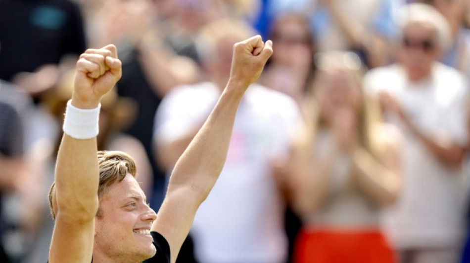 Tennis: l'inconnu van Rijthoven cr&eacute;e la sensation &agrave; 's-Hertogenbosch