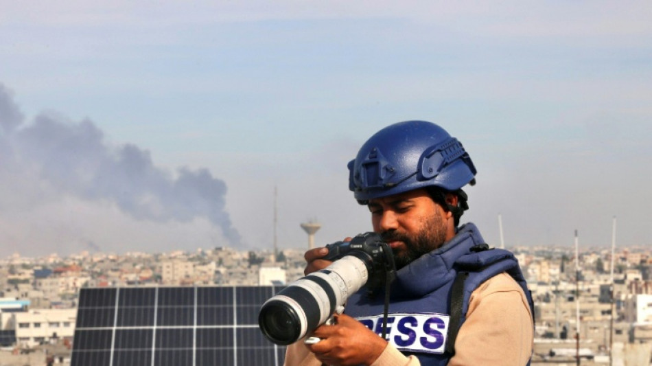 Israeli strike kills three Gaza journalists including AFP freelancer