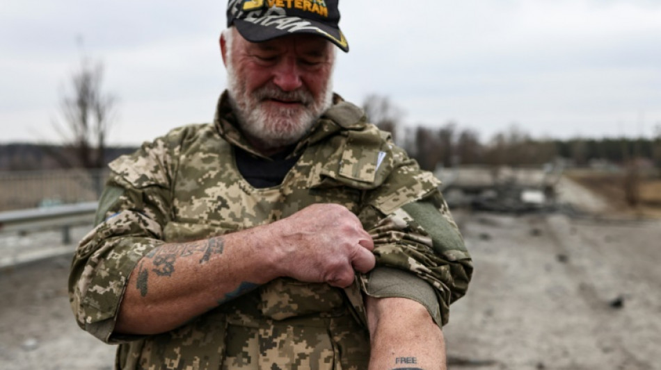 Steven, le v&eacute;t&eacute;ran du Vietnam qui veut combattre les Russes &agrave; Odessa