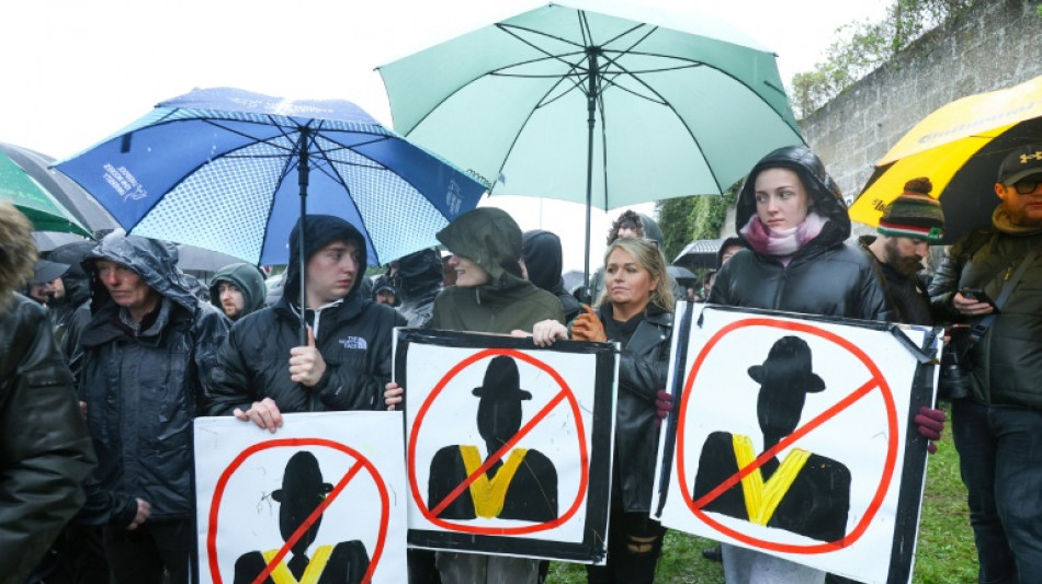 Protestas contra una marcha probrit&aacute;nica en una ciudad de Irlanda del Norte