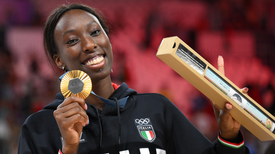 Pallavolo:Egonu,razzismo c'&egrave; ancora,oro Parigi simbolo di unione