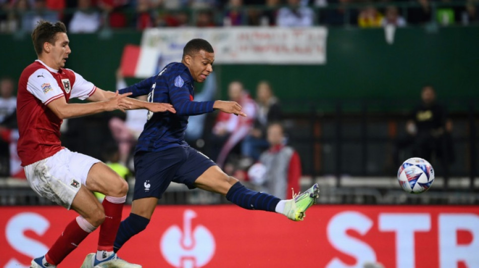 Foot/Ligue des nations: la France tenue en &eacute;chec en Autriche 1-1 