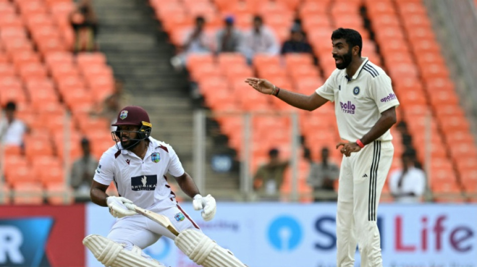 Siraj takes 4-40 as India dominate West Indies in first Test