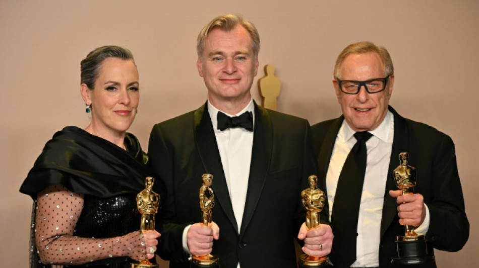 "Oppenheimer" domine les Oscars, "Anatomie d'une chute" prim&eacute;