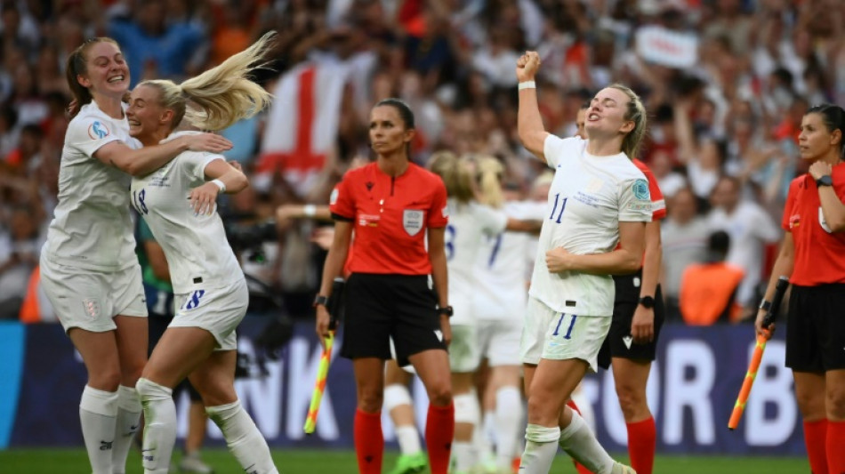 England women beat Germany to end major tournament wait at Euro 2022 