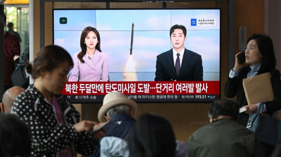 Corea del Norte lanza varios misiles de corto alcance