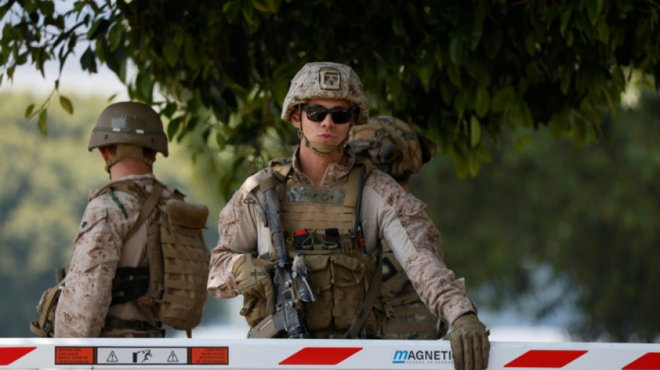 Les Marines d&eacute;p&ecirc;ch&eacute;s par Trump se d&eacute;ploient dans les rues de Los Angeles