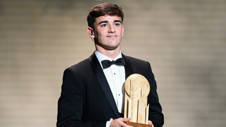 El espa&ntilde;ol Gavi gana el premio 'Golden Boy' al mejor jugador joven