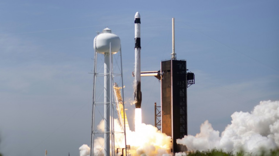 Los cuatro miembros de una misi&oacute;n espacial privada se aprestan a abandonar la ISS
