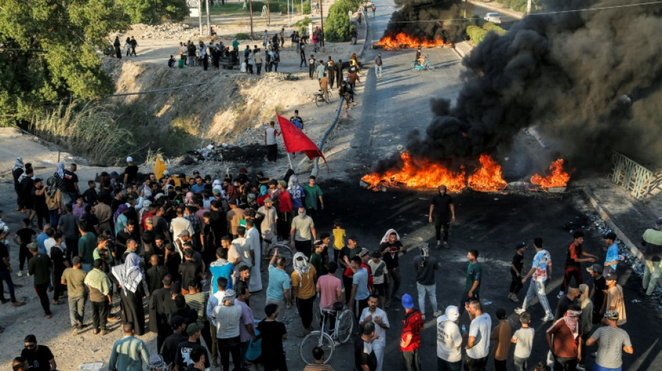 Irak: manifestation contre les d&eacute;lestages et les p&eacute;nuries d'eau en pleine canicule