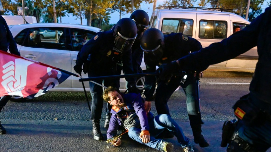 Cinco detenidos durante manifestaciones propalestinas antes de partido de b&aacute;squet en Espa&ntilde;a