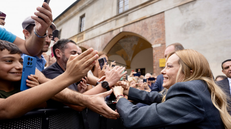 Meloni, non mi alleo con chi vota contro il sostegno all'Ucraina
