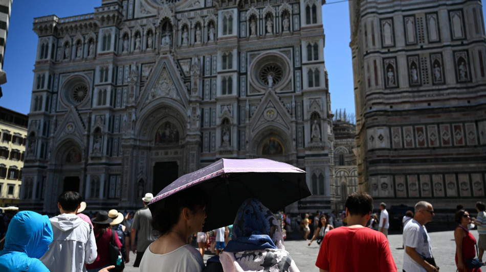 Domenica bollino rosso caldo solo a Firenze, 13 città arancioni