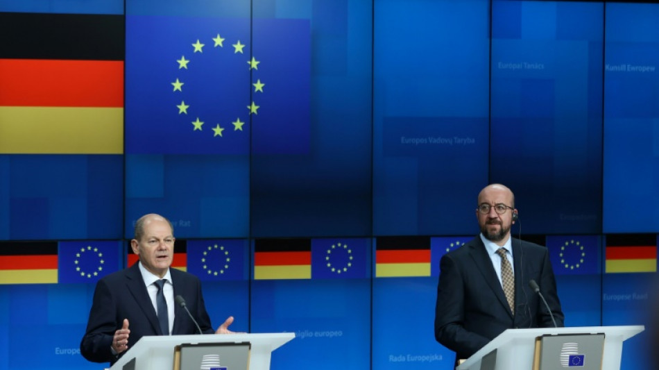 Bundeskanzler Scholz empf&auml;ngt EU-Ratspr&auml;sident Michel in Berlin