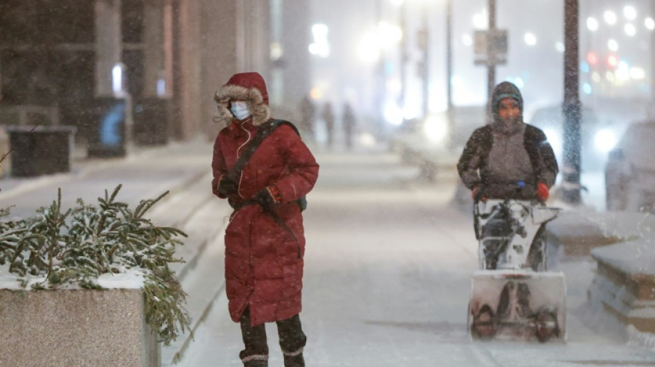 Plus de 70% des Am&eacute;ricains touch&eacute;s par une vaste temp&ecirc;te hivernale &agrave; l'avant-veille de No&euml;l